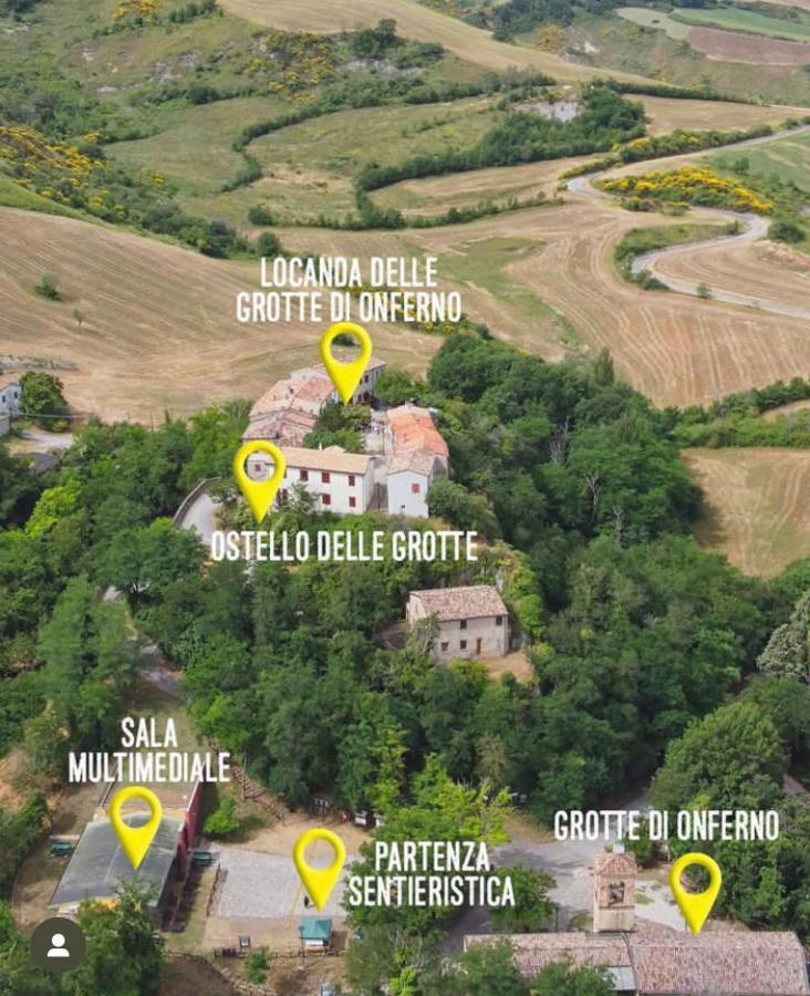 Locanda Delle Grotte Di Onferno Hotel Gemmano Exterior foto
